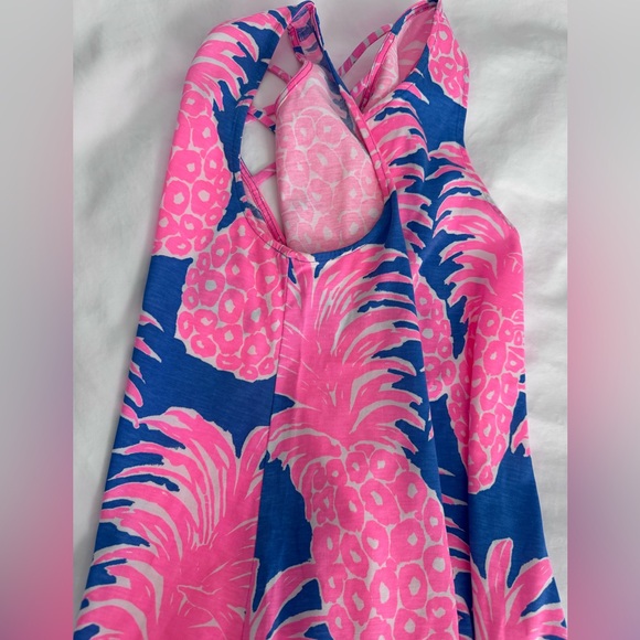 Lilly Pulitzer Kristen Swing Dress SZ S Blue Haven Little Flamenco - Picture 8 of 13